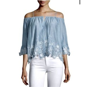 Love Sam Camille Off the Shoulder Top